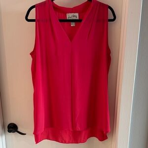 Joseph Ribkoff Women's Pink V-Neck Blouse